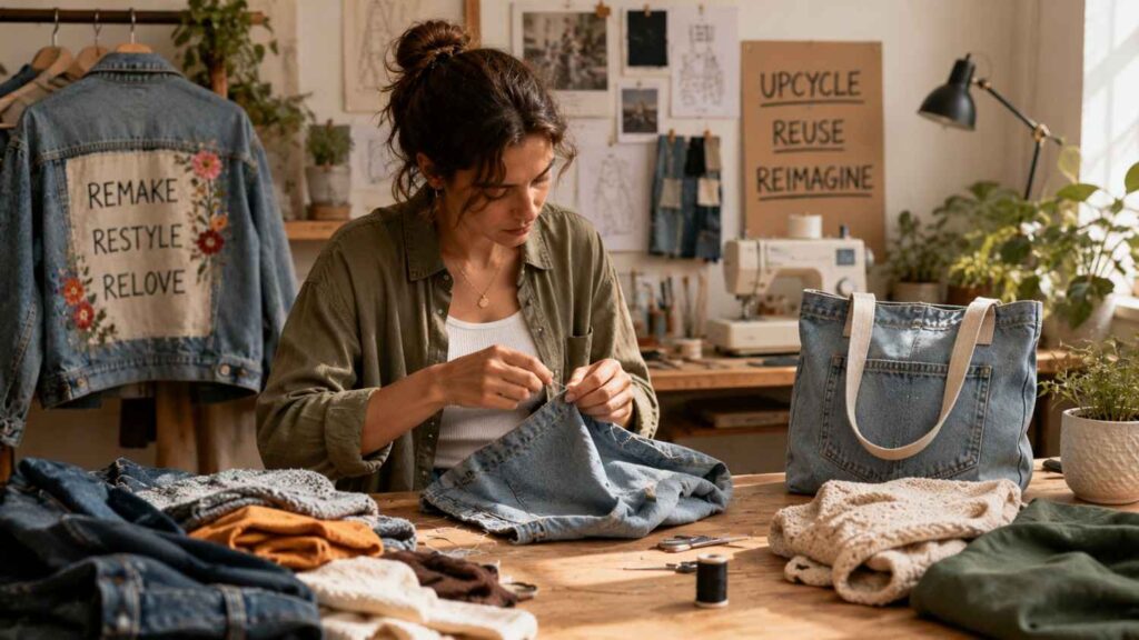 How to Upcycle Old Clothes Into New Designs