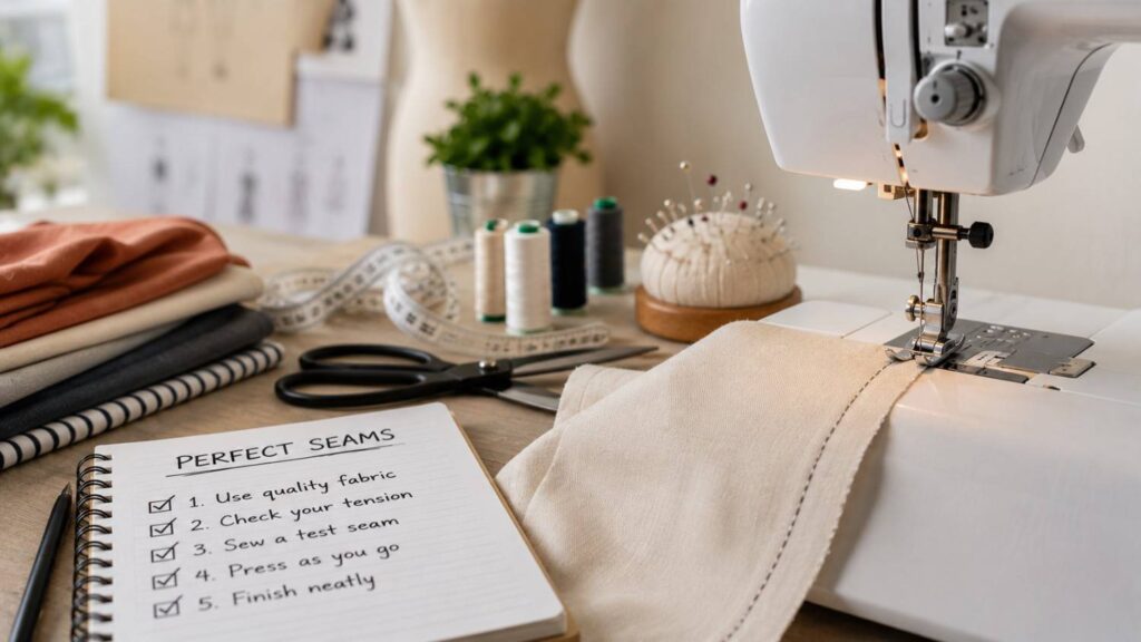 Top 5 Tips for Sewing Perfect Seams
